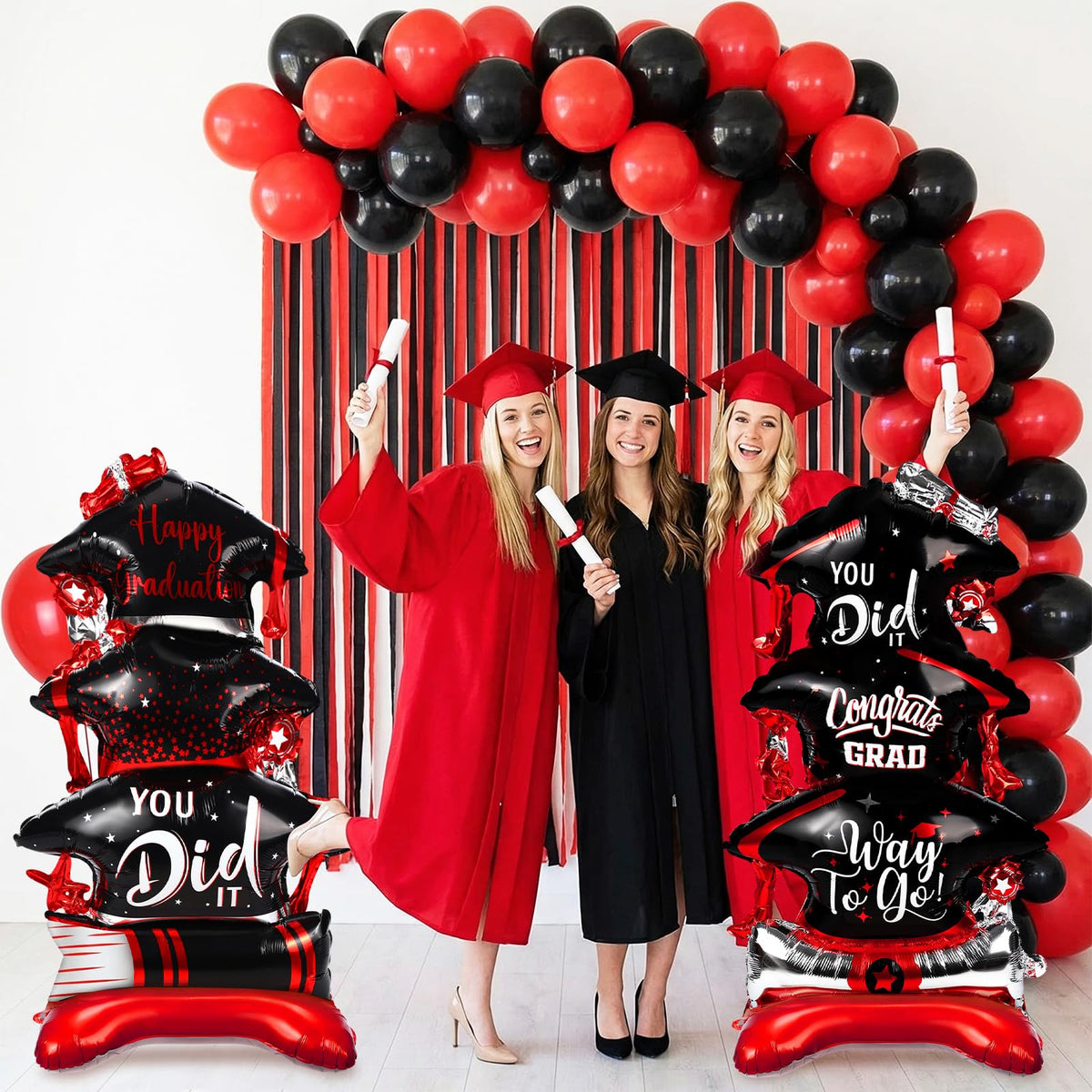Jenaai two-pack balloons fit ceremonies and festive photo booths.
