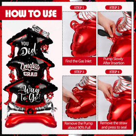 Jenaai foil balloon's shiny surface adds sparkle to photos and decor.