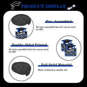 Jenlion graduation supplies kit for quick setup and cohesive decor
