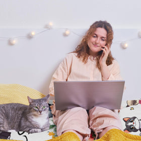 Jepufo cat blanket colorful cats art adds vibrant coziness to any sofa.