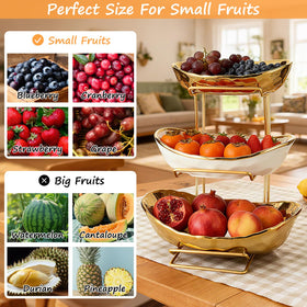 Jessie fruit bowl stand decorative kitchen setup for stylish display.