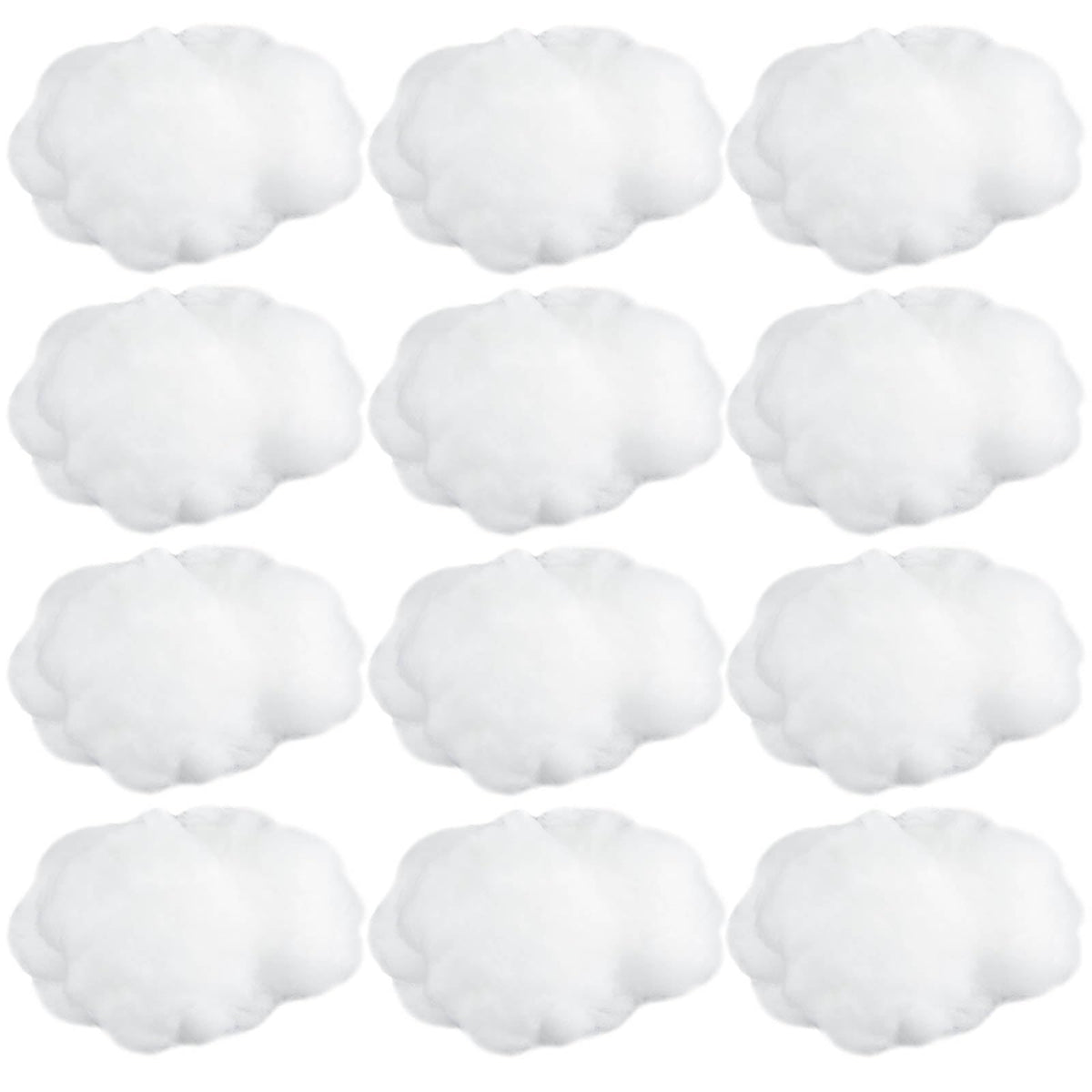 Jetec artificial cloud prop measures 25x20x20 cm for whimsical ceiling decoration at events.