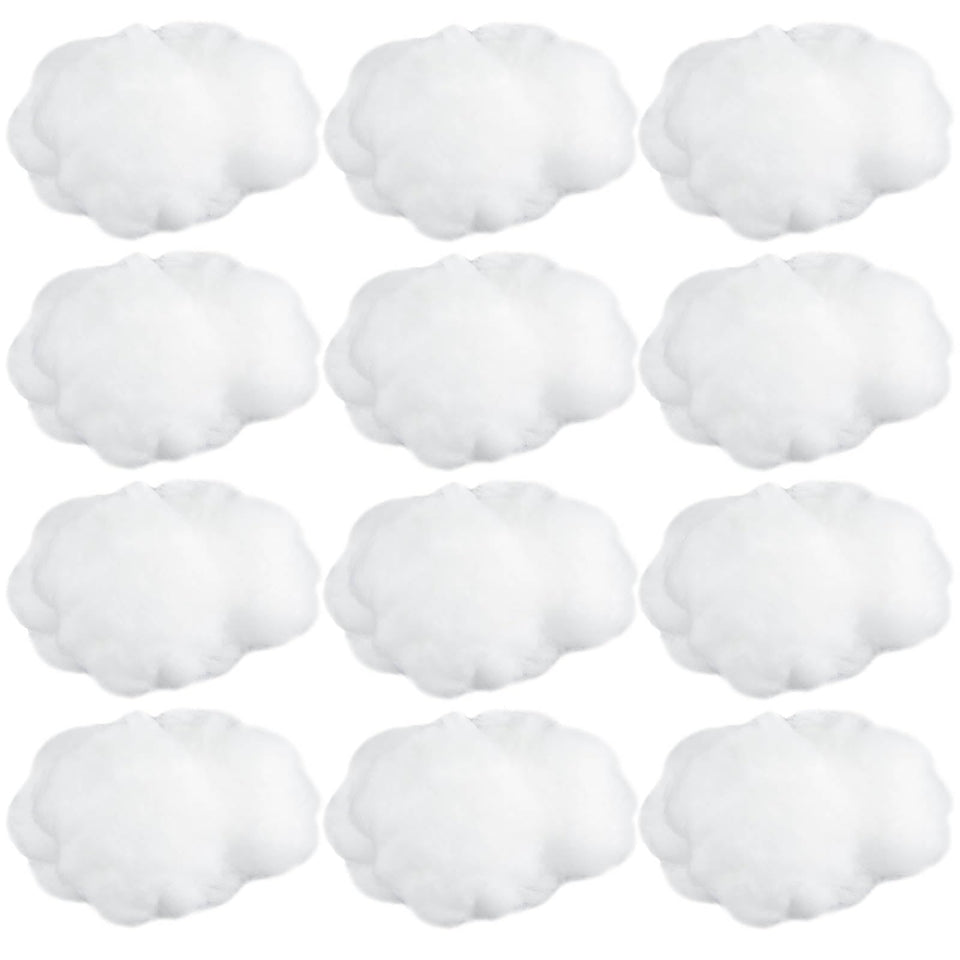 Jetec artificial cloud prop measures 25x20x20 cm for whimsical ceiling decoration at events.