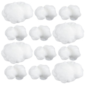Jetec artificial cloud props in dreamy white clouds for versatile room decor.