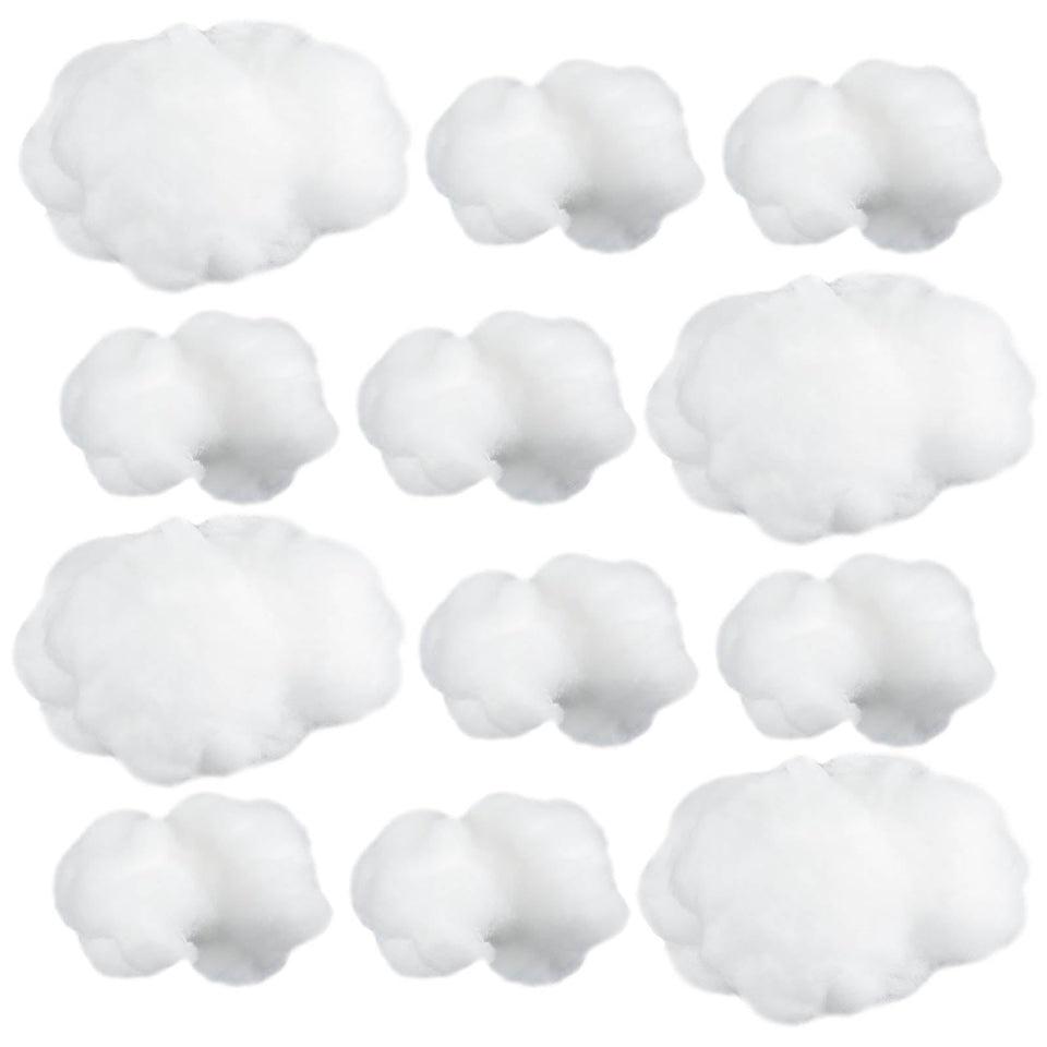 Jetec artificial cloud props in dreamy white clouds for versatile room decor.