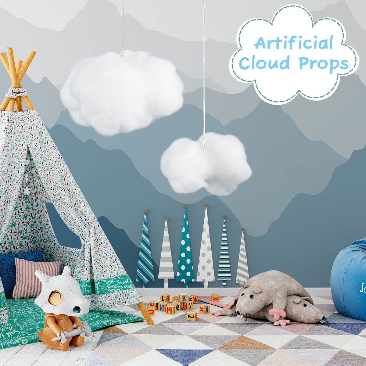 Clouds paired with lights enhance night events and photo opportunities.