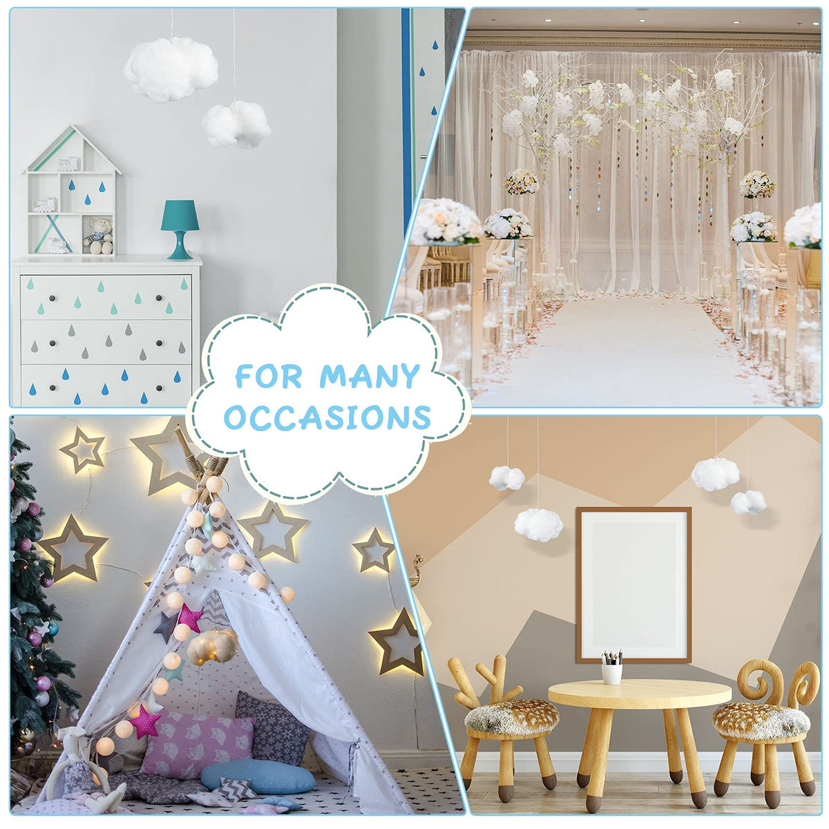 Ideal room decor ornaments for birthdays and bridal showers.
