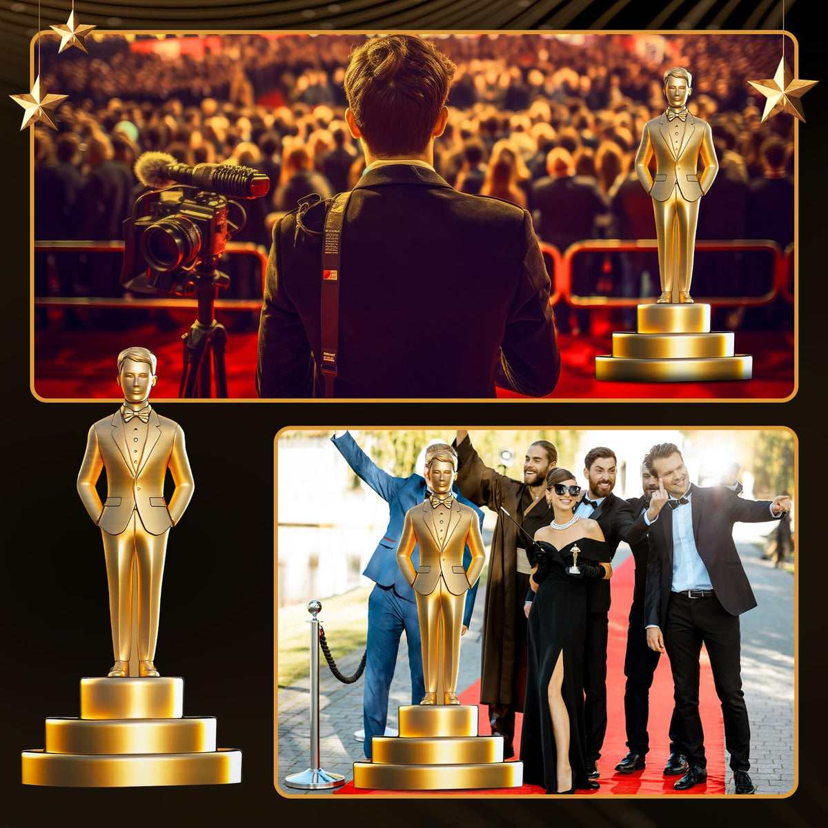 Jetec awards decor stand brings glossy elegance to ceremonies and graduations.