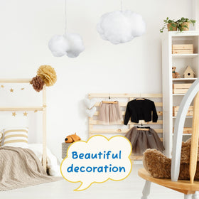 Jetec cloud decorations suitable for DIY crafts and creative displays.