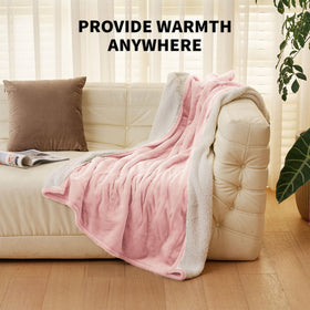 JET'S HOME heated blanket machine-washable for easy care