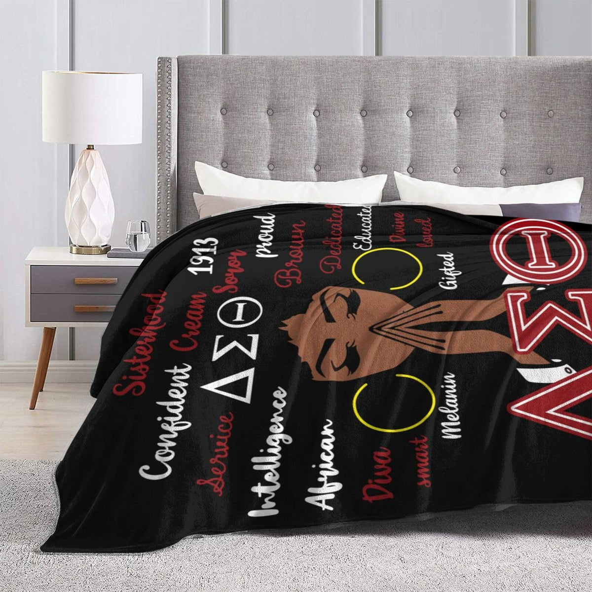 JEUAIOAI single-side full-width print on cozy surface