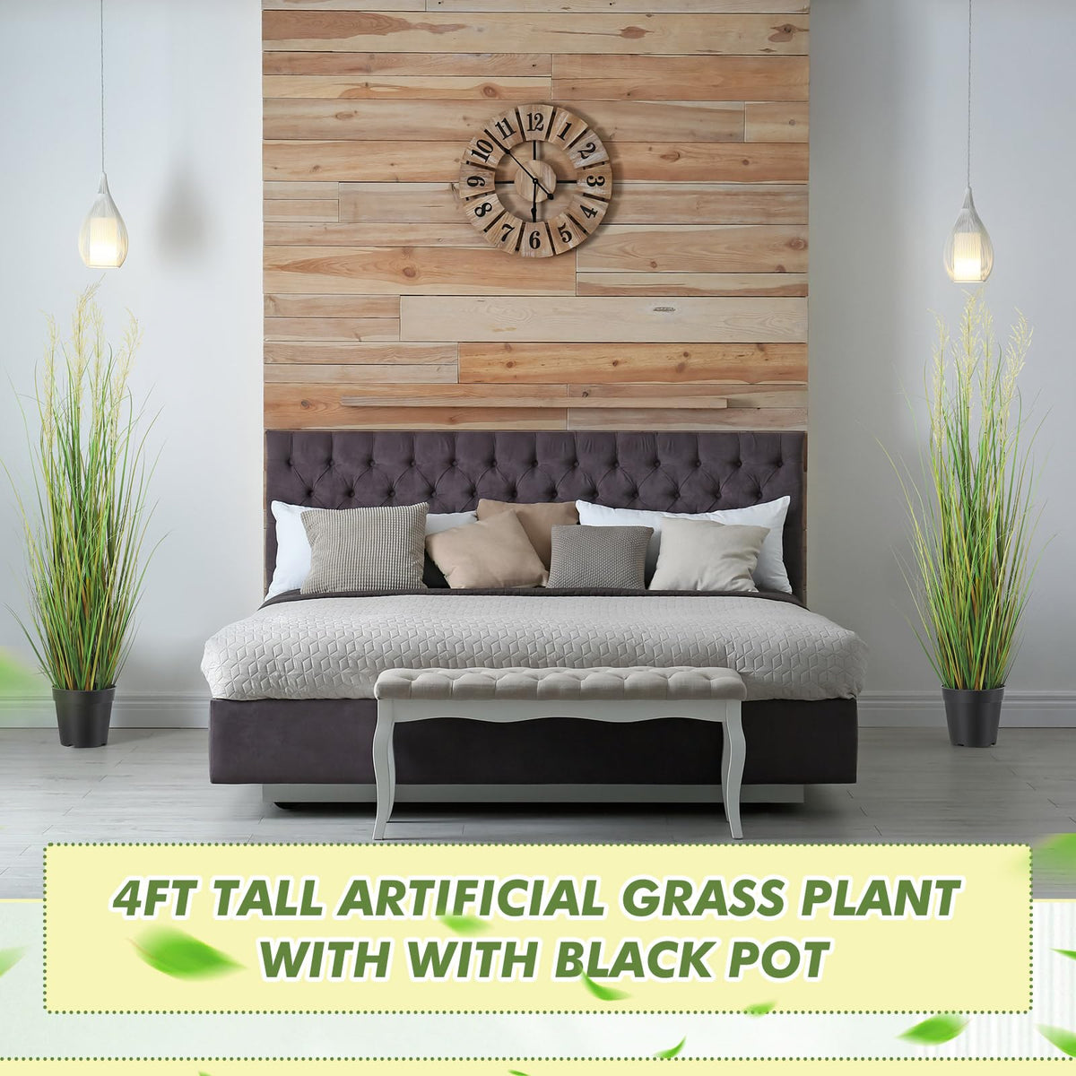Jexine indoor-outdoor faux plants suitable for porches and patios all year.