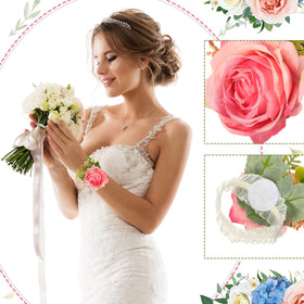 Jexine photo prop rose corsage for memorable wedding moments