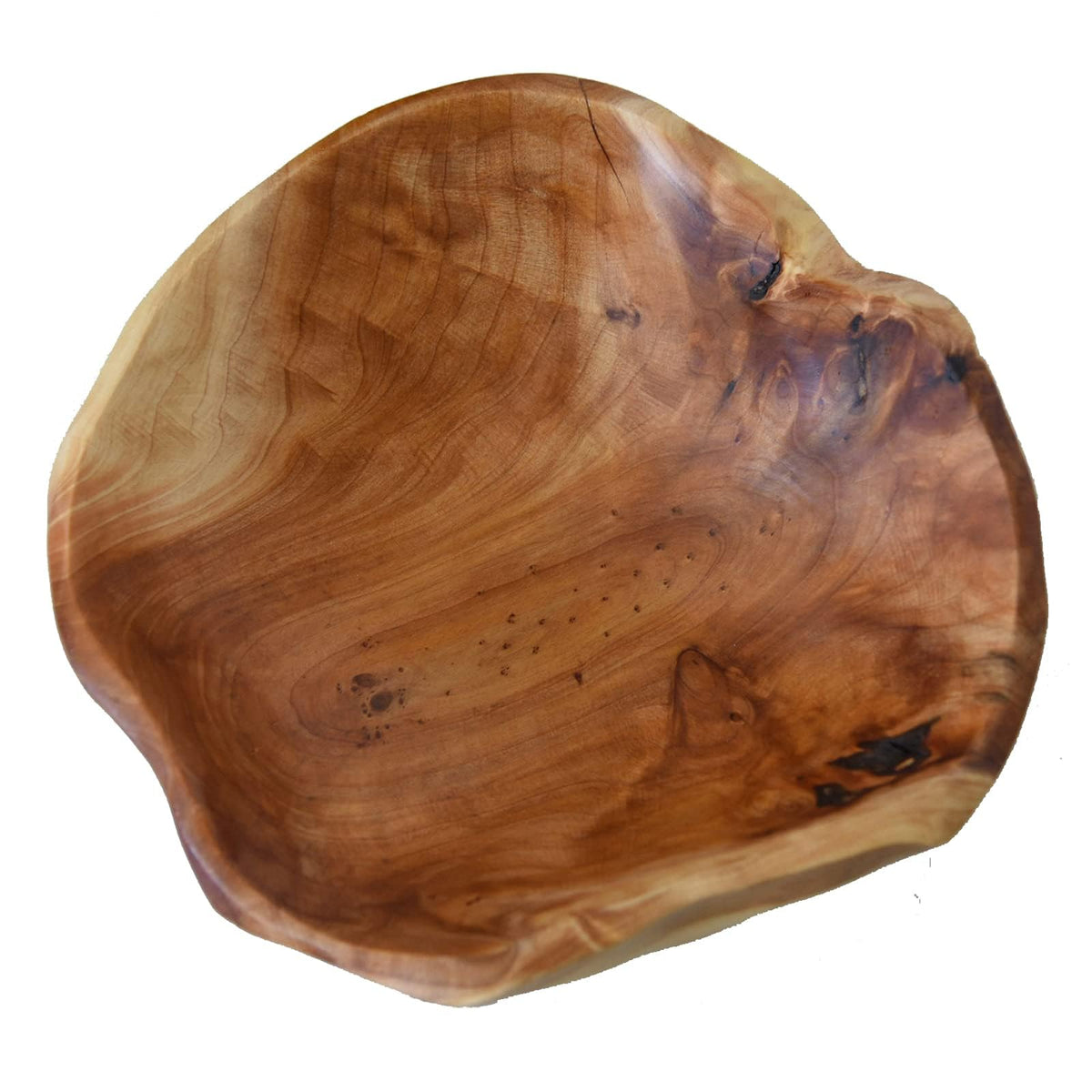JFFLYIT Creative Wood Bowl top view for an attractive fruit display