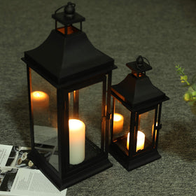 JHY DESIGN portable lanterns that sit on tables or hang for flexible setup.
