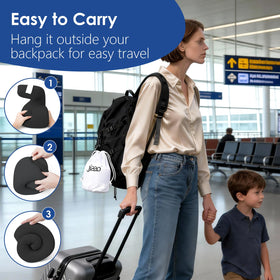 Jiaao 3D eye mask for a restful, dark travel environment