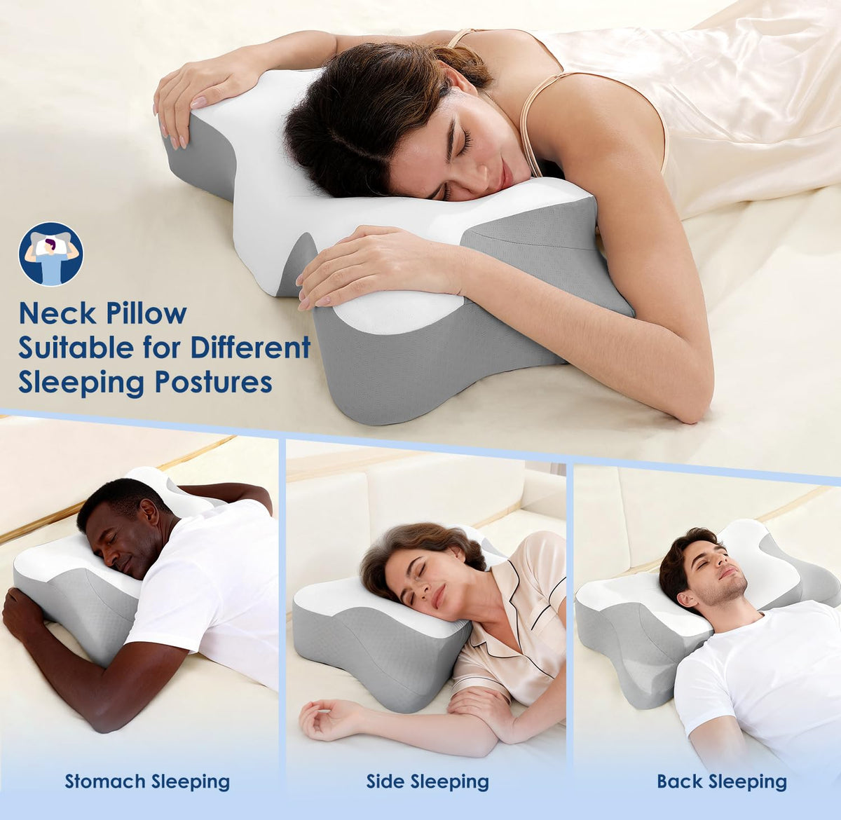 Jiaao removable washable pillow cover for easy cleaning