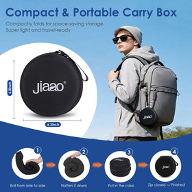 jiaao storage box durable case keeps the travel kit organized and ready to go
