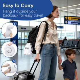 Jiaao removable cover being washed for easy care and quick trips readiness.