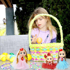 JIABNUKKN durable plastic Easter eggs, built for repeated use.