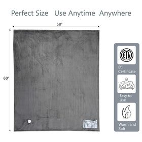 JIAMEIDING heated blanket throw outdoors camping use for portable warmth