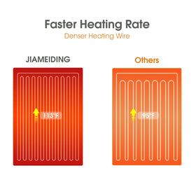 JIAMEIDING heated blanket throw gift packaging ready for gifting