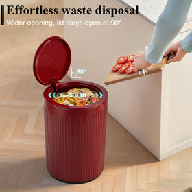 JiatuA odor-control lid helps keep indoor air fresh.