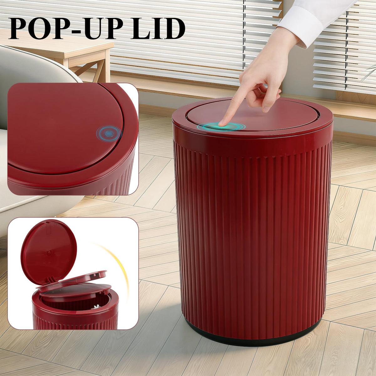 JiatuA pet-proof trash bin helps keep pets away.