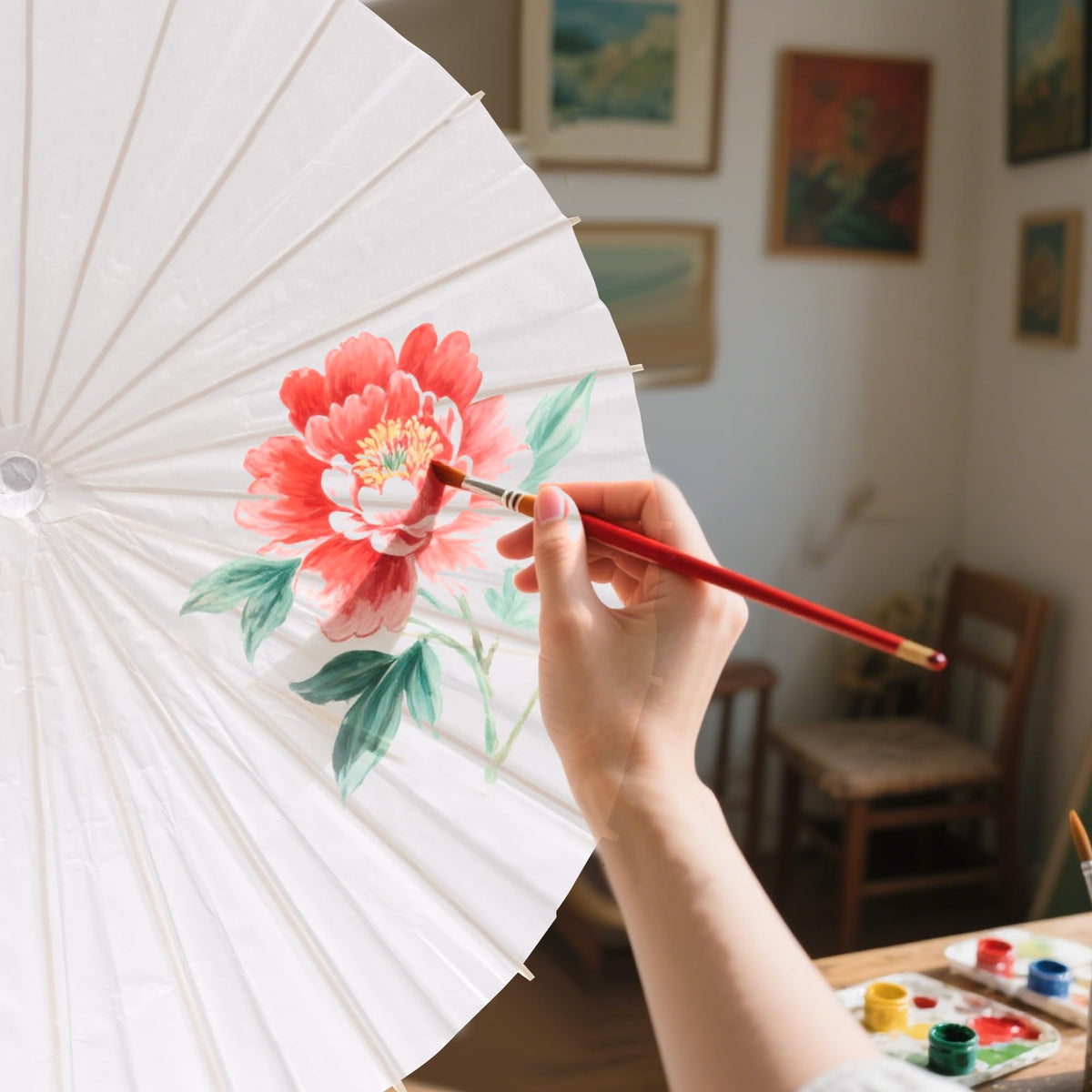 jiebor stage prop umbrella suitable for performances and seasonal displays