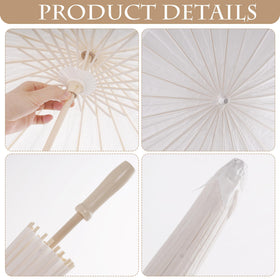 jiebor wedding umbrella for painting and customization with watercolor pens