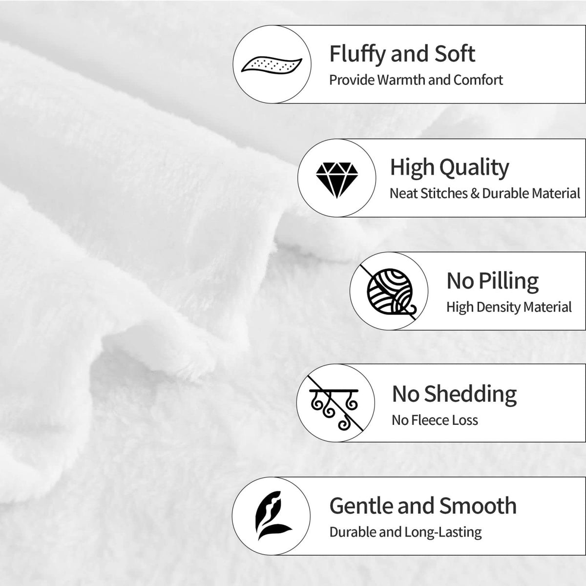 Machine-washable Jieoyfyug blanket for easy care