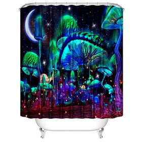 Jieprom toilet lid cover completes the mushroom bathroom set.