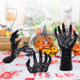 Jiesiity Halloween display ideas using hands as focal decor piece