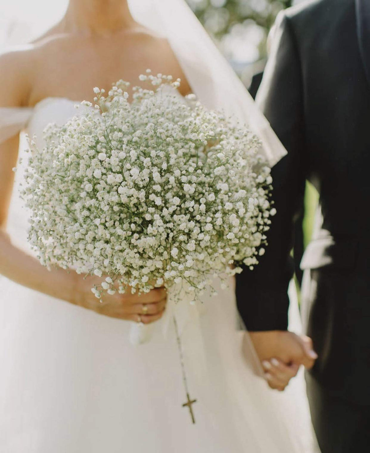 JIFTOK Real-touch artificial baby breath flowers for lifelike decor