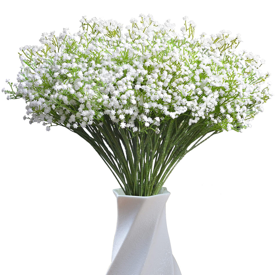 JIFTOK Babys Breath 24pc bouquet pack for versatile DIY decor