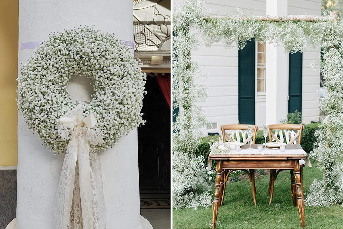 JIFTOK Home decor setup with realistic baby breath accents