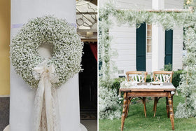 JIFTOK Home decor setup with realistic baby breath accents