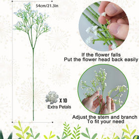 JIFTOK Wedding decor baby breath bouquet for elegant centerpieces
