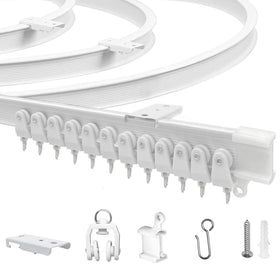 JIHXYER curtain track 16-4ft package contents enable quick setup.