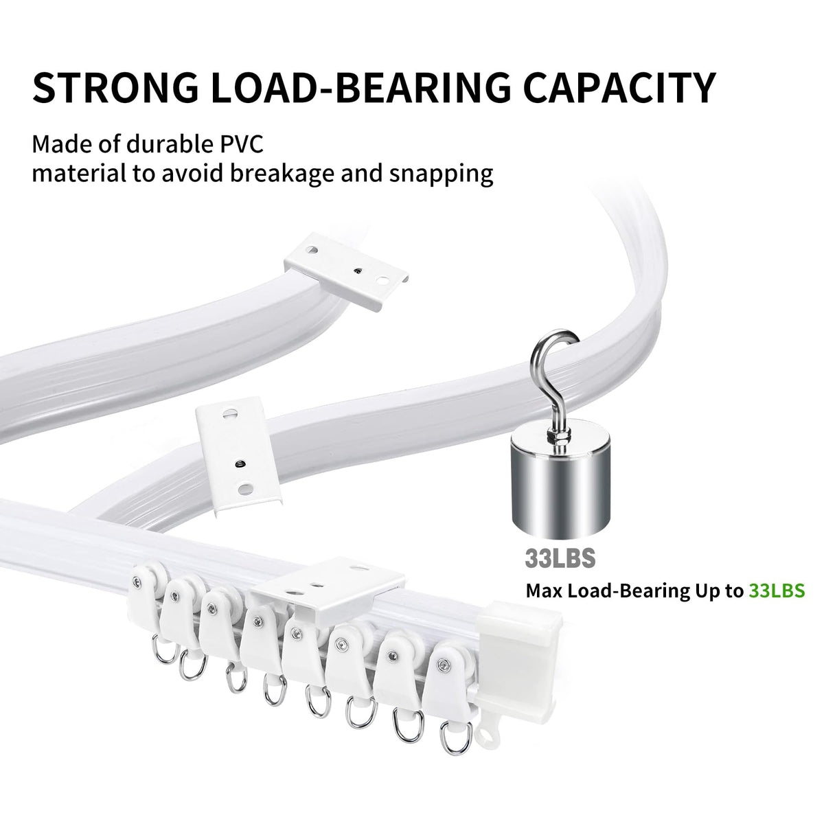 JIHXYER curtain track room-divider layout demonstrates versatile space control.