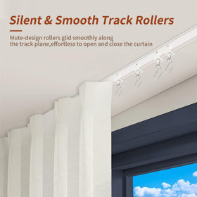 JIHXYER end covers protect track ends for clean finish.
