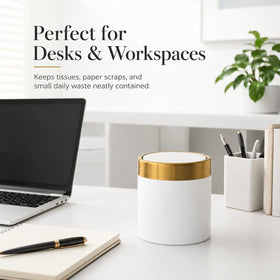 Black version option for bold desk look with white body