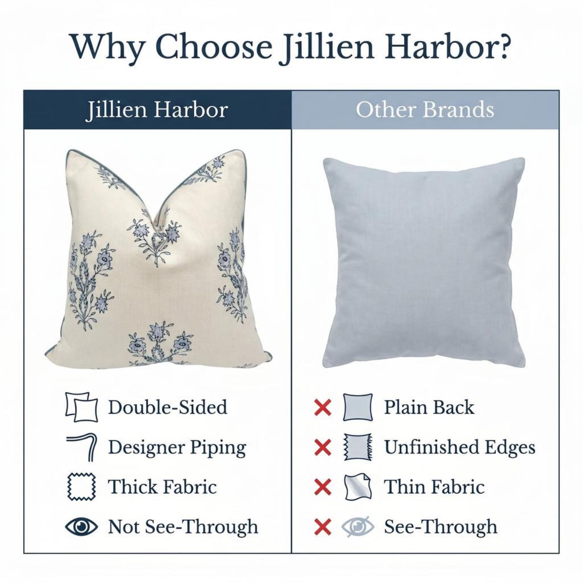 Jillien Harbor The Mary back view shows consistent fabric and clean lines