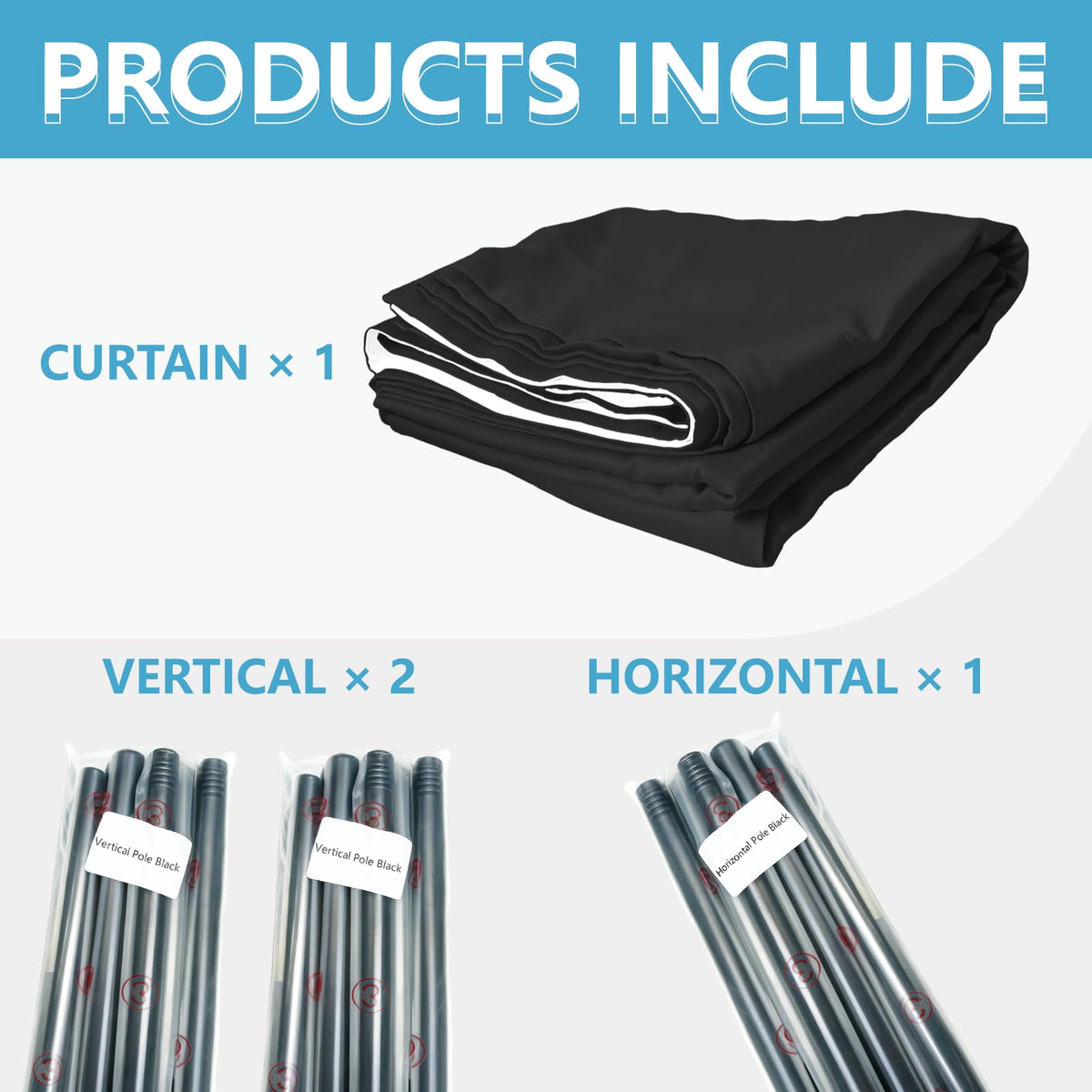 JILRON magnets keep the curtain closed neatly for privacy and clean lines.