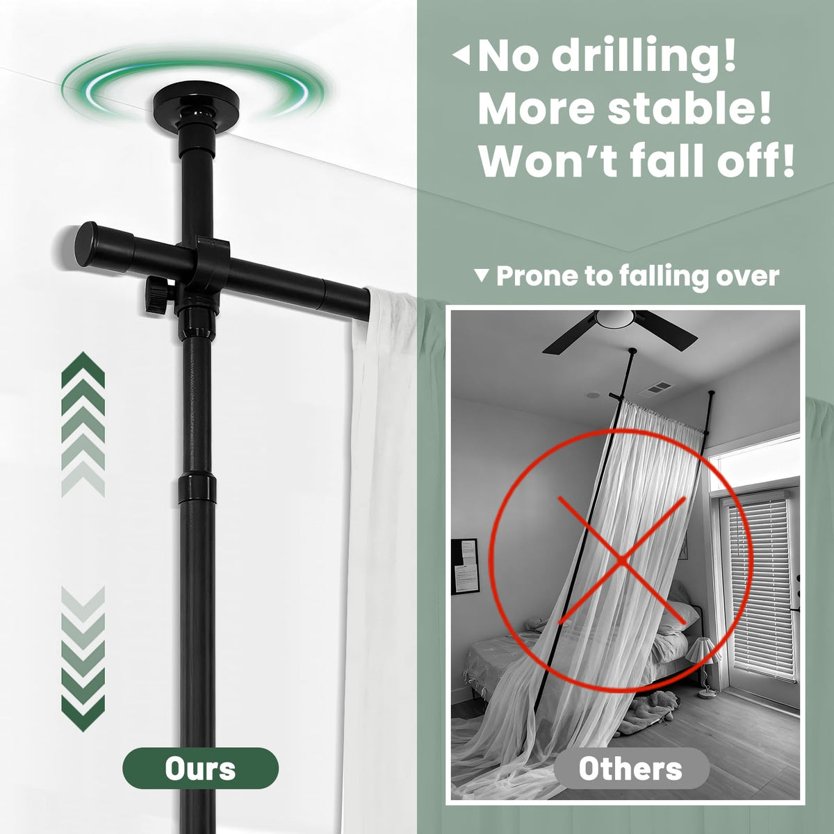 Jilron secure tension system prevents slipping