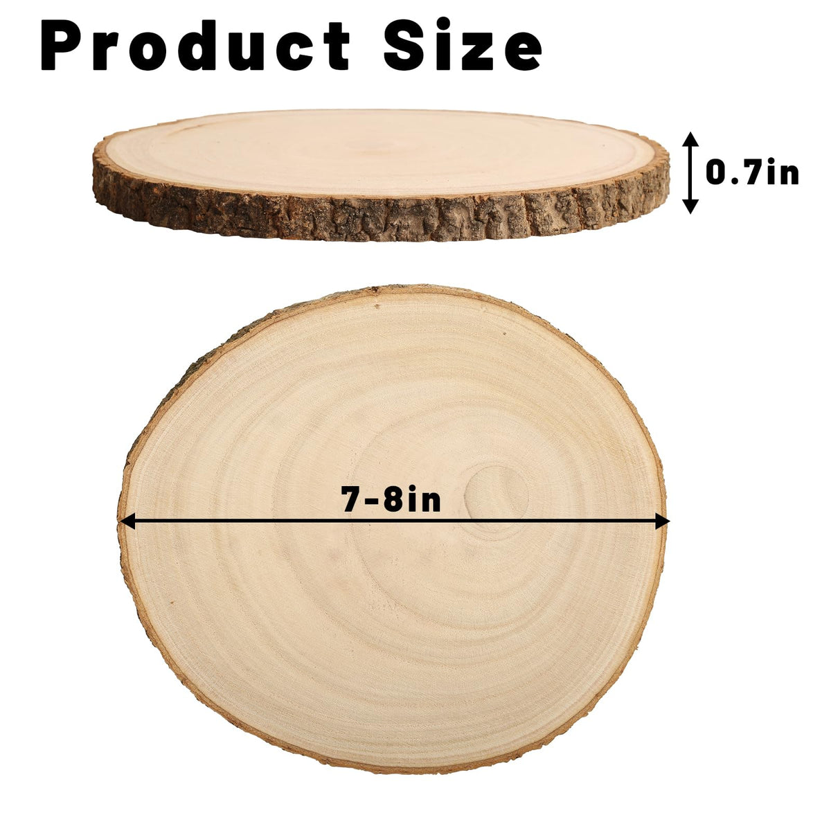 JILTWO wood rounds for crafts ideal for DIY coasters and decor