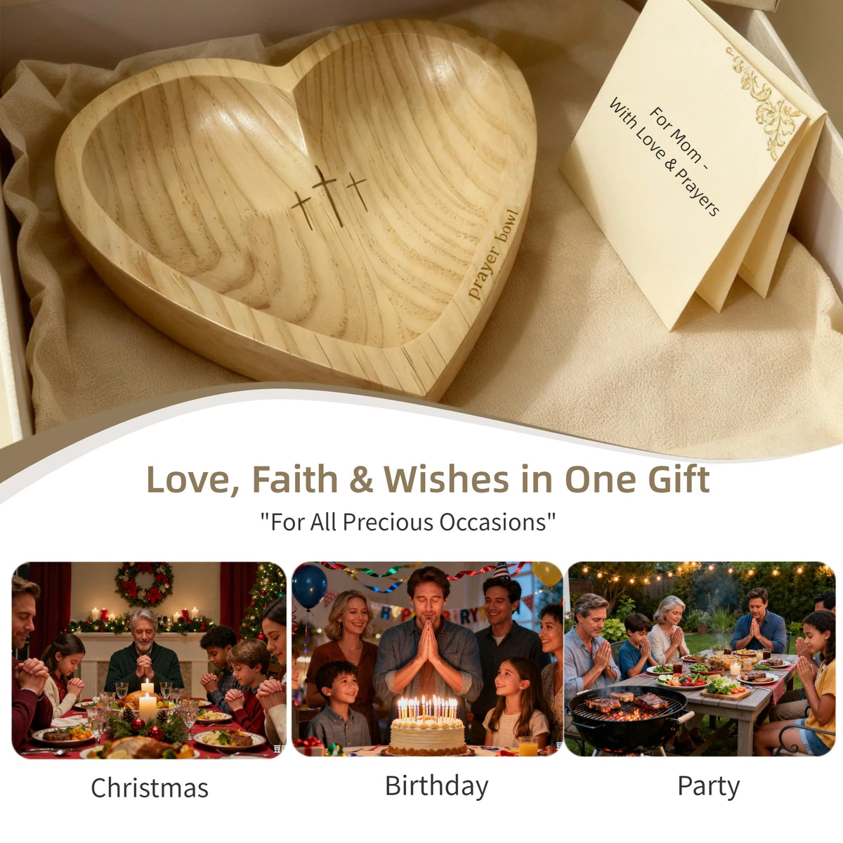 JimZePong Faith-based decor brightening a coffee table during gatherings