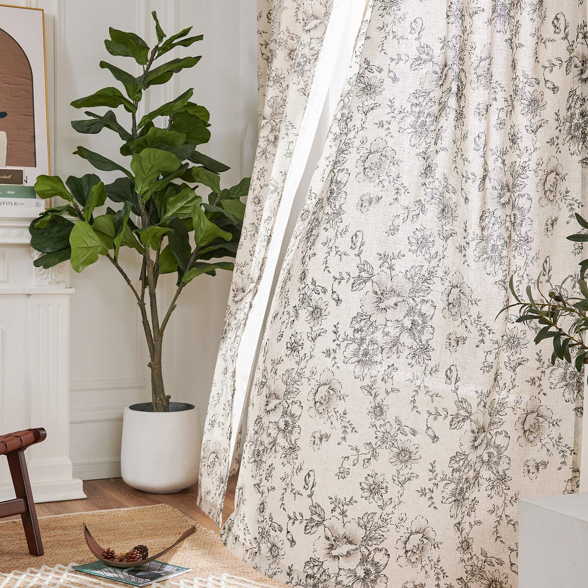 Jinchan cottage-style curtains suit living rooms and dining spaces