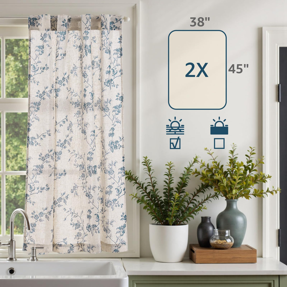Jinchan floral pattern adds timeless charm to kitchens and dining areas.