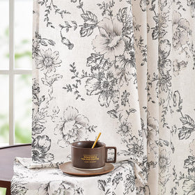 Jinchan light-filtering curtains balance privacy with bright interiors